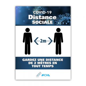 Enseigne Distance Sociale | Boutique Lettra Trim